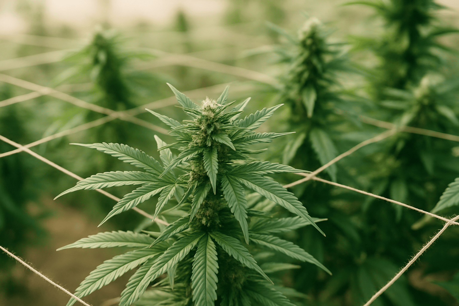 Growing Cannabis with a Trellis: More Light, Better Airflow, and Controlled Yields